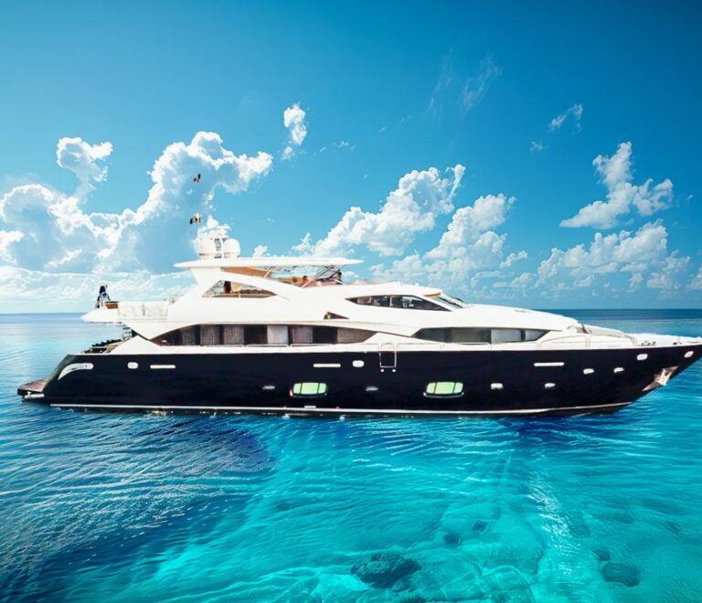 Luxury mega yachts available for charter in Cancun with Mr Yacht Mexico